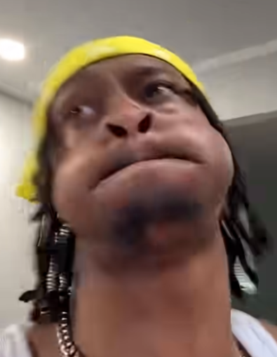 Guy doing a funny face